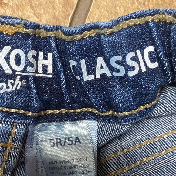 OshKosh B'gosh Classic Blue Size 5R/5A Denim Jeans - Picture 3 of 8